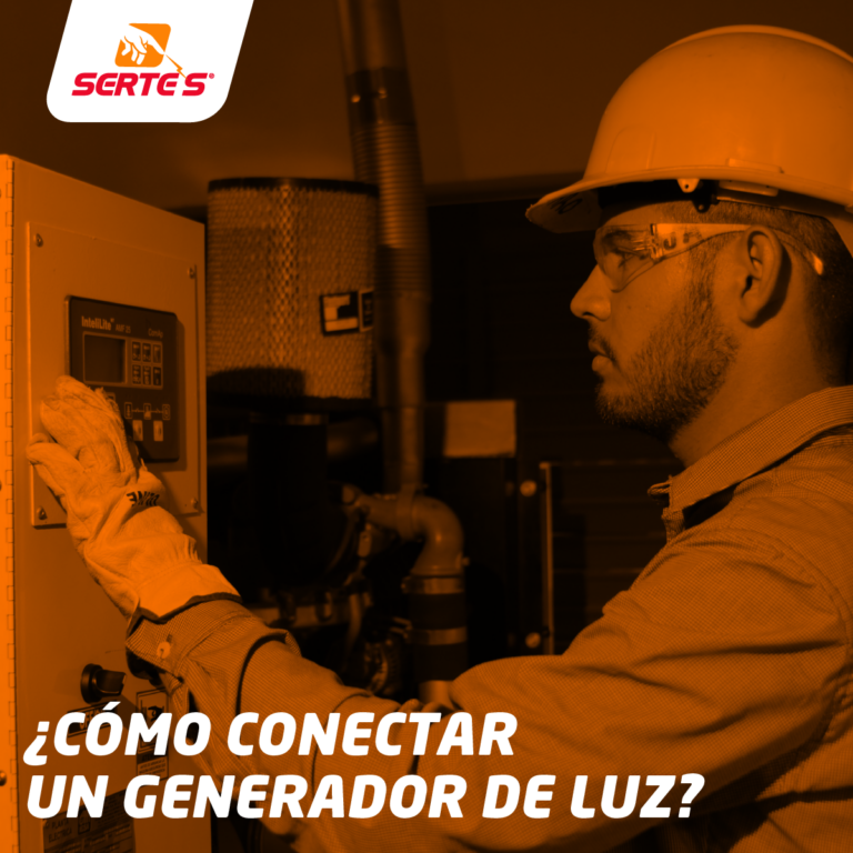Sertes. Conecta tu generador de luz con los siguientes pasos