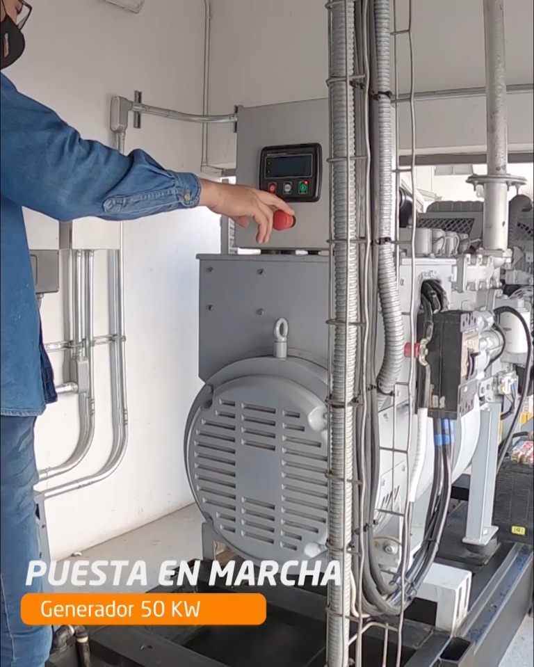 Sertes. Puesta en Marcha de un Generador Eléctrico.